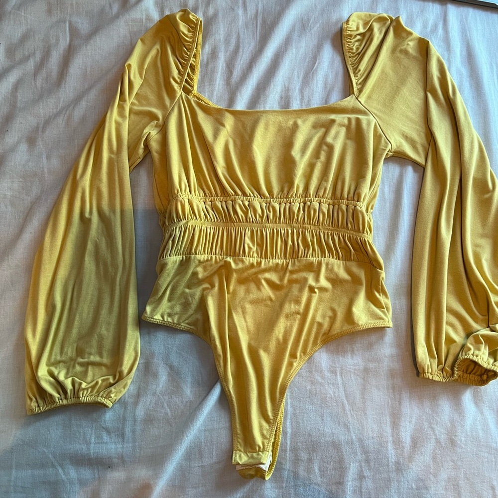 Boutique Yellow Bodysuit